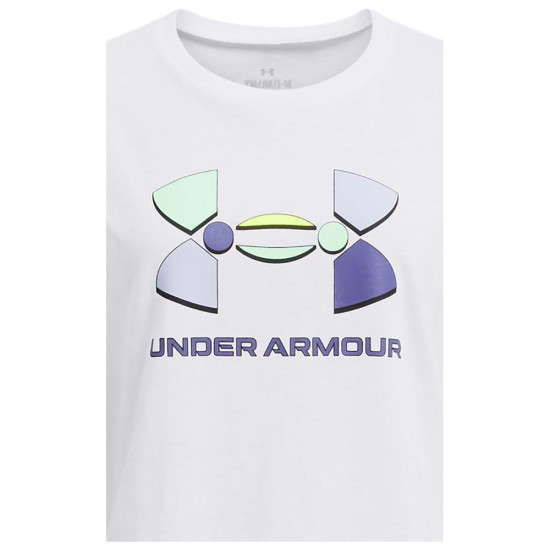 Under Armour Παιδική κοντομάνικη μπλούζα Girls' Colorblock Big Logo SS T-Shirt Under Armour Παιδική κοντομάνικη μπλούζα Girls' Colorblock Big Logo SS T-Shirt